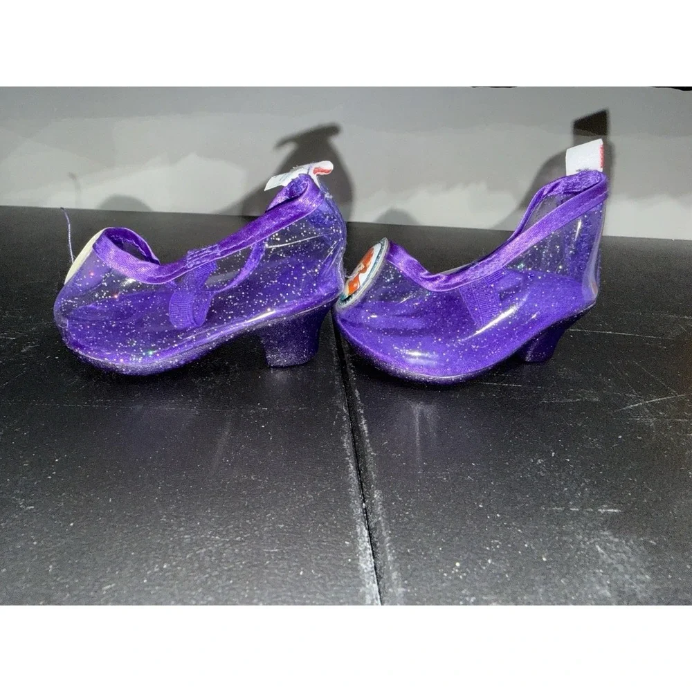 Build-A-Bear Ariel Cameo Limited Edition Purple Sparkly High Heel BAB‎ Shoes